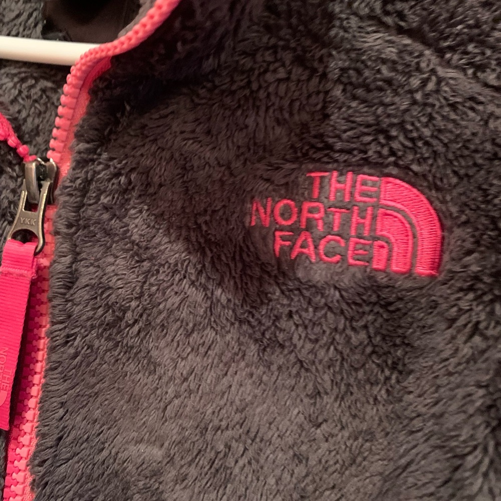 The North Face Gray&Pink Fleece Jacket - Picture 3 of 4